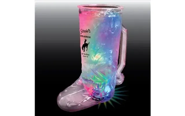 48 Promotional 20 Oz 3-light Cowboy Boot Mug - Led Effects & Bpa 