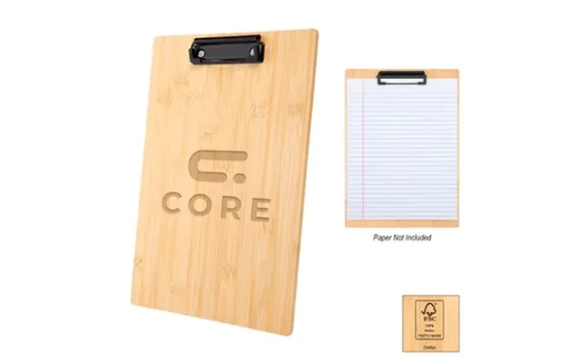 50 Custom Bamboo Clipboard - Fsc Certified