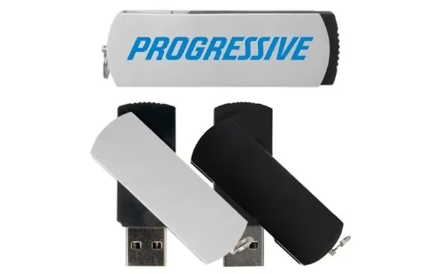 50 Custom Beaumont Usb Flash Drive - Aluminum & Swivel Cap