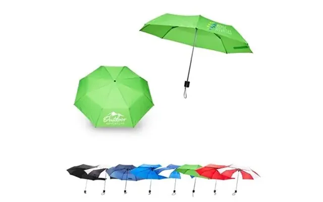 50 Custom Budget Folding Umbrella - Pongee & Steel Shaft