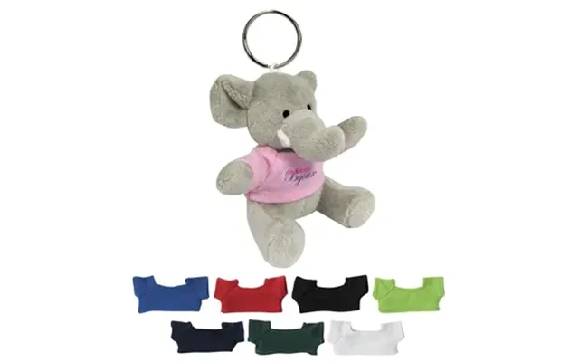 50 Custom Mini Elephant Key Chain - Plush