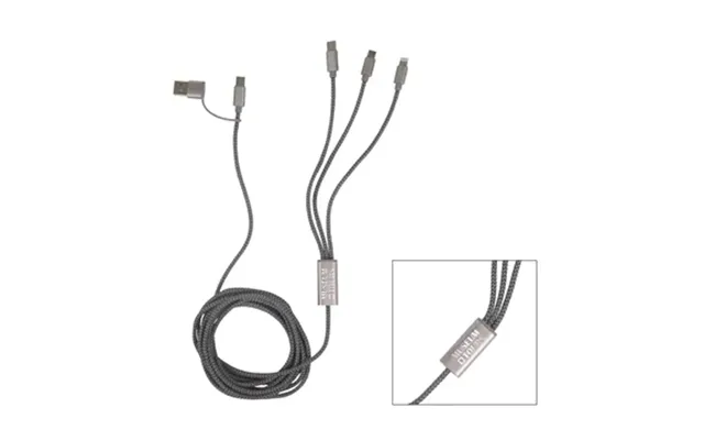 50 Custom Virgo 9' Rpet 5-in-1 Charging Cable - Aluminum ...