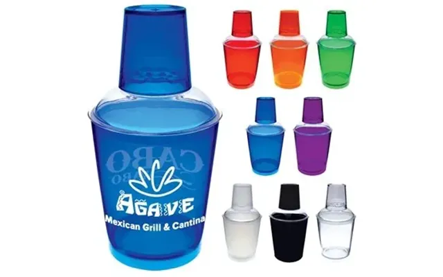50 Customized 12 Oz Cocktail Shaker - Plastic