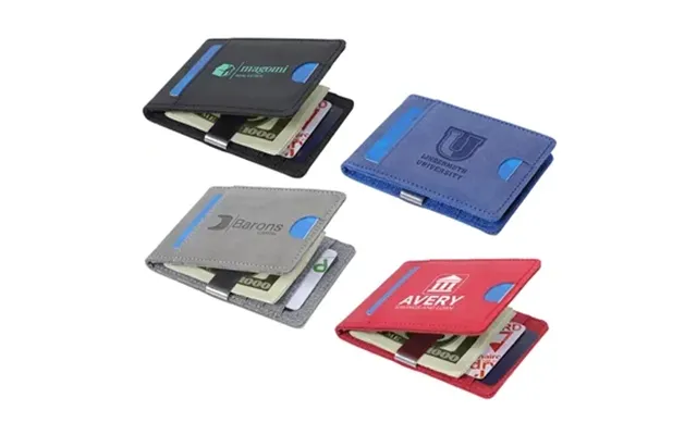 50 Customized Best Buddy Tools Slim Wallet With Money Clip - 