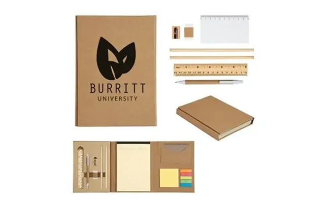50 Customized Eco-inspired Tri-fold Stationery Set - Multi-tool &