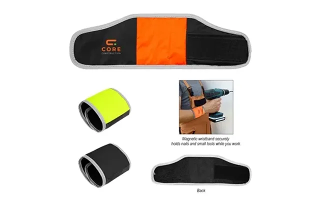 50 Customized Handyman Magnetic Wristband - 9 Magnets & Polyester