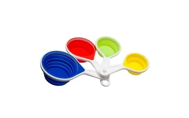 50 Customized Pop Out Silicone Measuring Cups - Collapsible & 