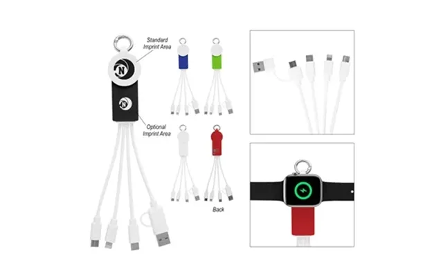 50 Customized Rabs Multi-charging Cables With Watch Dock - .