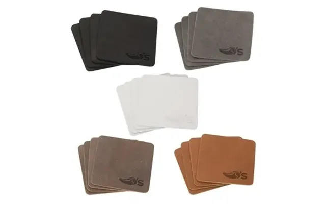 50 Customized Tanner Coaster Set 4 - Usa Made & Genuine Leather