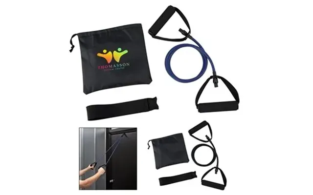 50 Customized Yoga Stretch Band In Carry Pouch - Latex & Comfort