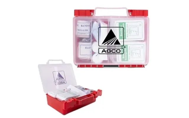 50 Promotional 86pc Osha Compliant First Aid Kit In Clear Hard 