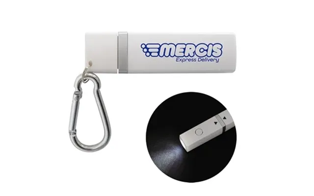 50 Promotional Best Buddy Tools Carabiner Alarm Led Key Light - 