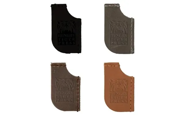 50 Promotional Dogear Leather Corner Bookmark - Usa Made