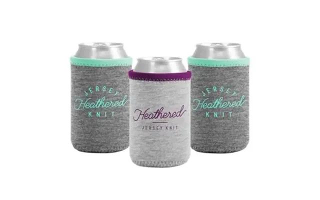 50 Promotional Liam Heathered Jersey Knit Neoprene Can Insulator -