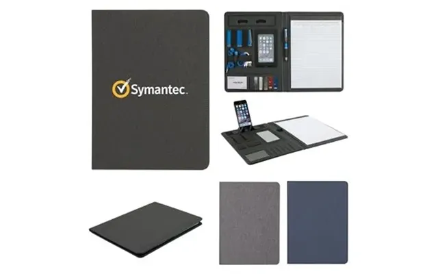 50 Promotional Titan Tech Padfolio - Device Stand & Multi-storage