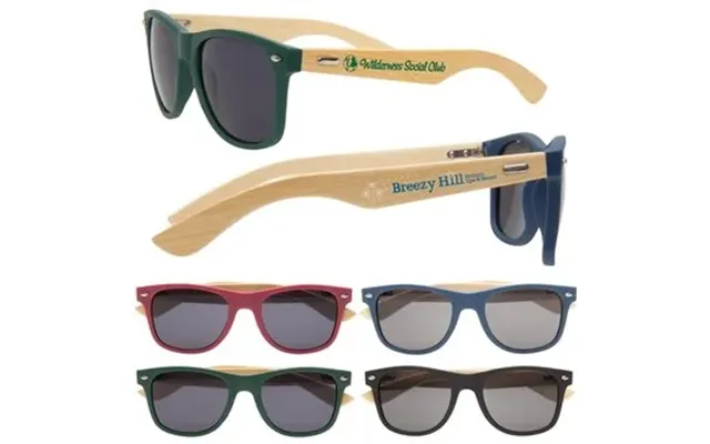 50 Promotional Wooden Bamboo Sunglasses - Uv Protection & Shatter 