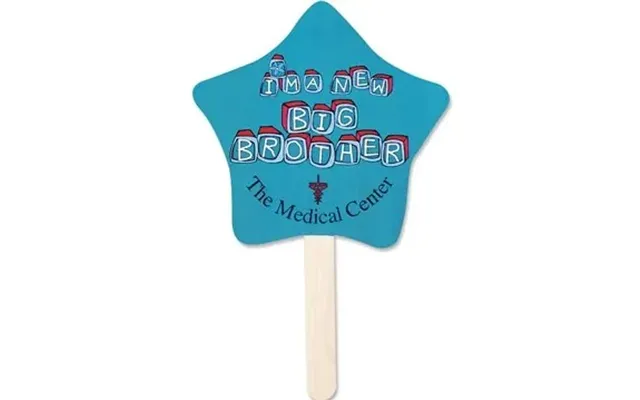 500 Customized Mini Hand Fan - Uv Coated