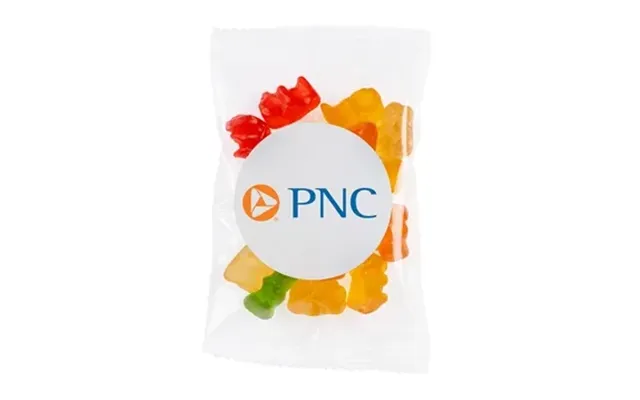 500 Promotional Clever Candy 1oz Goody Bags - Gummy Bears