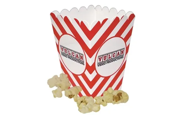 500 Promotional Mini Scoop Popcorn Box 12 Oz - High Gloss & Food