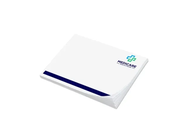 500 Promotional Post-it 4 X 3 Full Color Recycled Notes - 50 