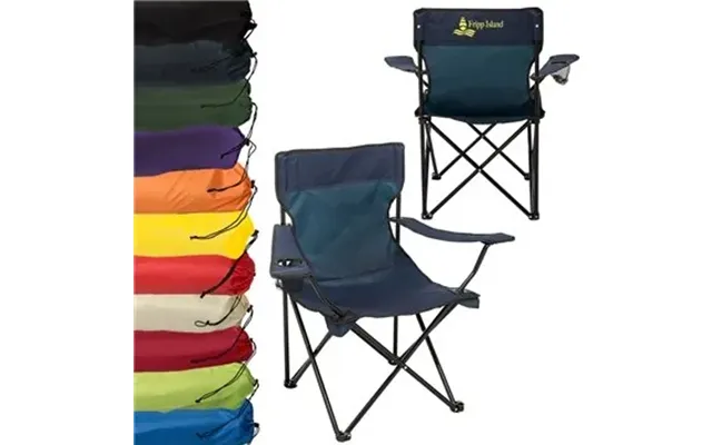6 Custom Folding Captains Camping Chair - 280lb Capacity