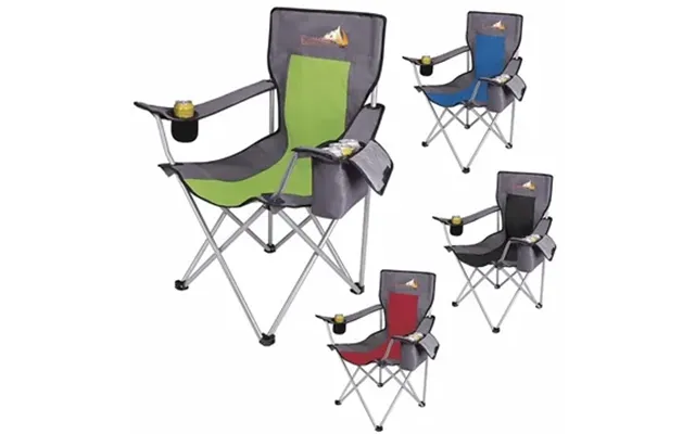 6 Custom Koozie Camp Chair - 300lb Capacity & Built-in Cooler