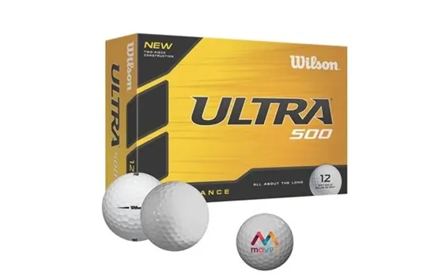 6 Custom Wilson Ultra Distance Golf Balls - 2-piece Construction