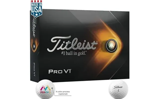 6 Customized Titleist Pro V1 Golf Balls - Tour Grade & Long 