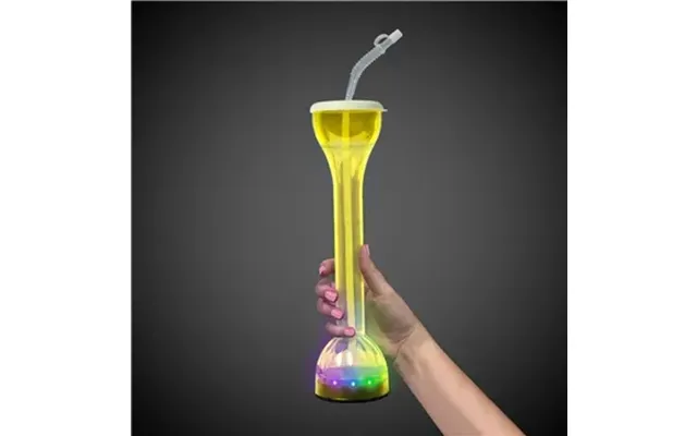 72 Custom Transparent Yellow Led Yard Glass - Multicolor Lights & 