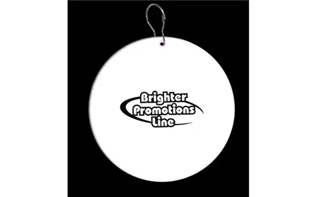 72 Custom White Circle Plastic Medallion Badges - 2.5