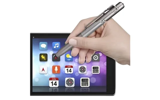 72 Promotional Silver Light Up Led All-in-one Pen - Stylus & Phone