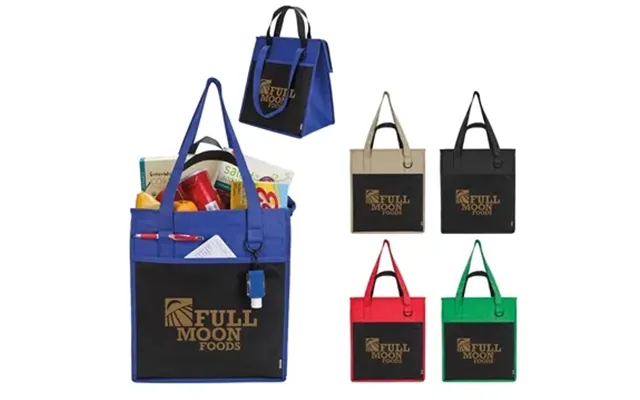 75 Customized Koozie Insulated Supermarket Tote - Thermal Lined & 