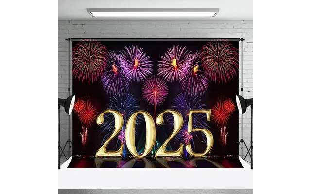 Aperturee 2025 Happy New Year Celebration Spectacle Holiday Backdrop - Aperturee