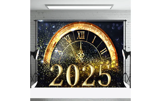 Aperturee 2025 Happy New Year Countdown Wine Glass Backdrop - Aperturee