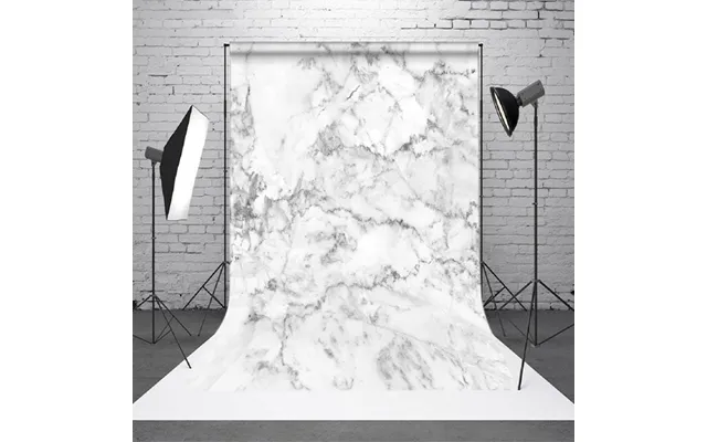 Aperturee Abstract White Grey Marbled Print Photo Backdrop - Aperturee