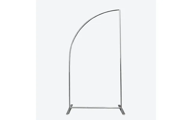 Aperturee Silver Half Moon Arch Backdrop Stand Frame For Wedding - 1