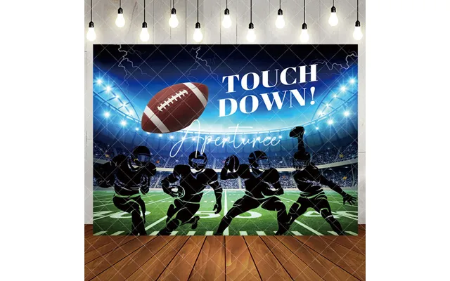 Aperturee Touch Down Football Athlete Stadium Party Backdrop - Aperturee