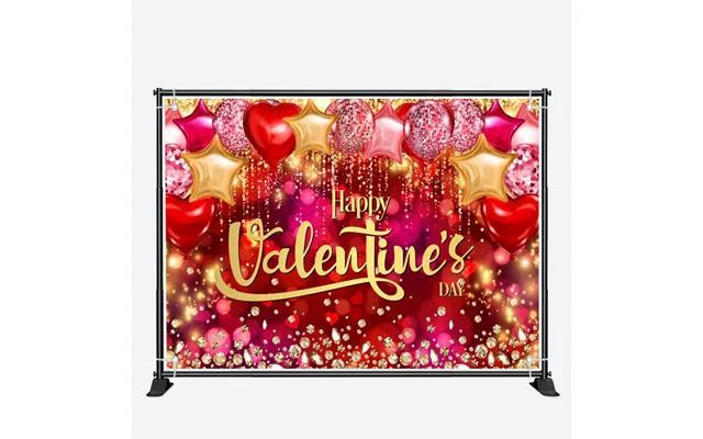 Balloons Diamond Bokeh Happy Valentines Day Backdrop - Aperturee