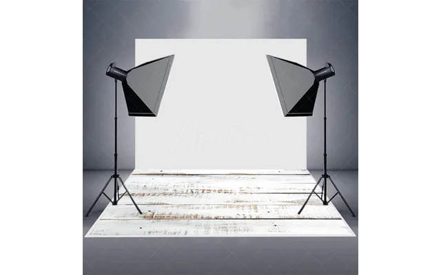 Vintage White Wood Photography Floor Mat - Aperturee