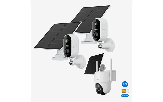 Bundle - 2 Go1 Kit Oudoor Security Camera & Go3g 4g Lte Security Camera