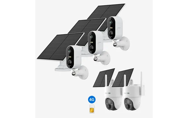 Bundle-3 Go1 Kit Oudoor Security Camera & 2 Go3g 4g Lte Security Camera