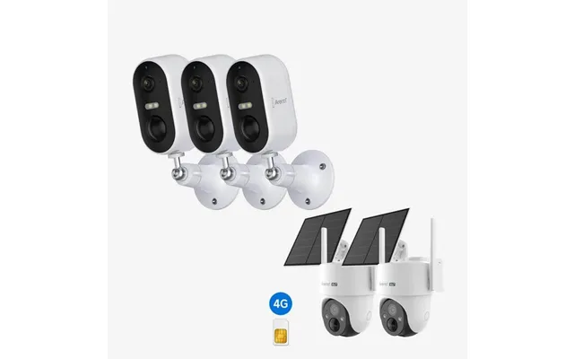 Bundle-3 Go1 Oudoor Security Camera & 2 Go3g 4g Lte Security Camera