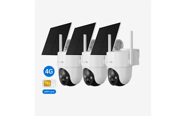 Bundle - 3 Go3g 4g Lte Security Camera