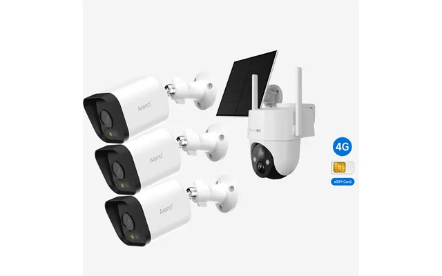 Bundle - 3 O3 Oudoor Security Camera & Go3g 4g Lte Security Camera