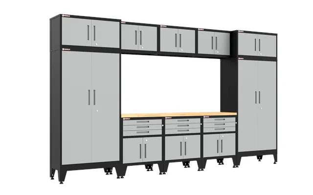 11-piece Garage Cabinet Storage And Organization Set In Grey