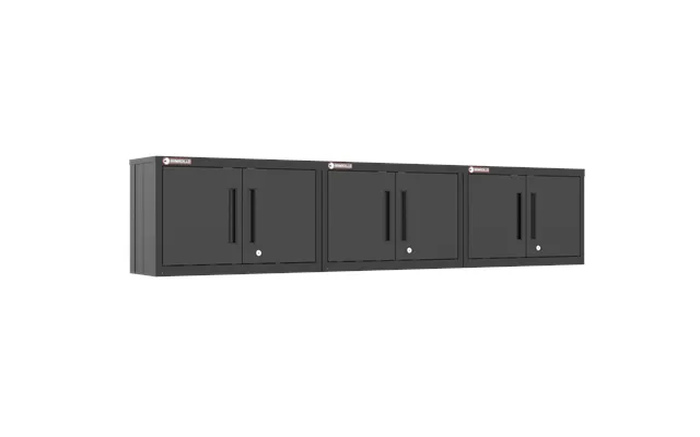 3-piece Garage Cabinet Storage And Organization Set In Black