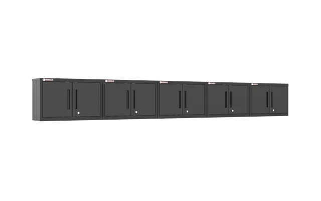 5-piece Garage Cabinet Storage And Organization Set In Black