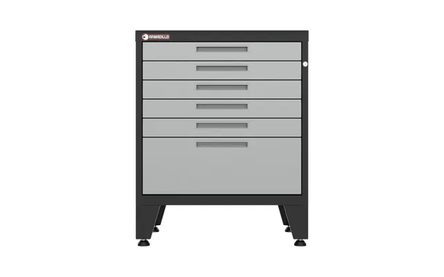 6-drawer Garage Tool Cabinet In Gray