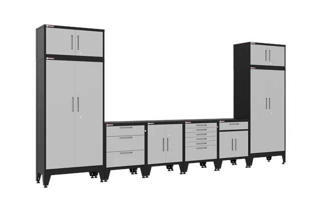 8-piece Garage Cabinet Storage And Organization Set In Gray