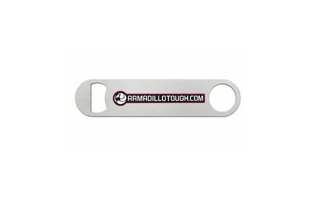 Armadillo Tough Beer Bottle Opener - Silver